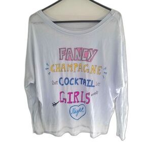 Chaser Burnout Graphic Long Sleeve Size Small NWOT